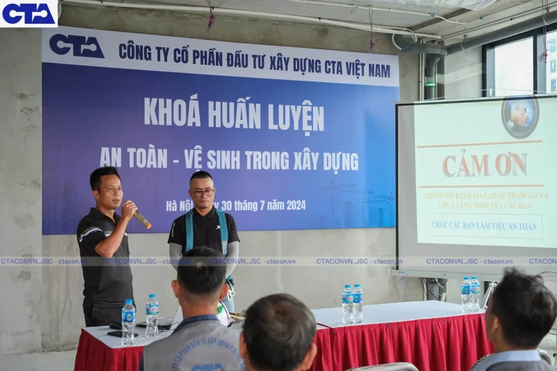 Đại diện Ban lãnh đạo CTA Group ông Nguyễn Văn Hải phát biểu