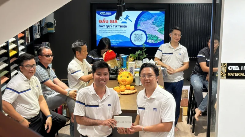 CTA Group tổ chức đấu giá gây quỹ thiện nguyện cho trẻ em vùng lũ sau ảnh hưởng của bão số 3 Yagi