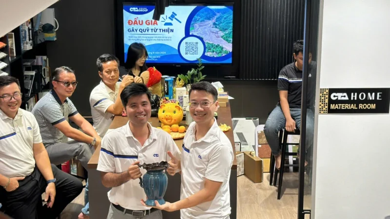 CTA Group tổ chức đấu giá gây quỹ thiện nguyện cho trẻ em vùng lũ sau ảnh hưởng của bão số 3 Yagi