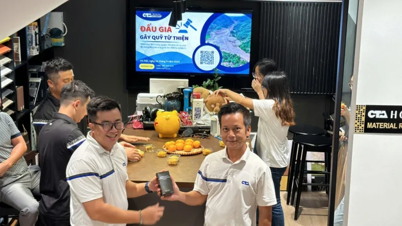 CTA Group tổ chức đấu giá gây quỹ thiện nguyện cho trẻ em vùng lũ sau ảnh hưởng của bão số 3 Yagi