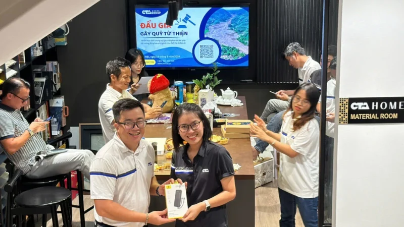 CTA Group tổ chức đấu giá gây quỹ thiện nguyện cho trẻ em vùng lũ sau ảnh hưởng của bão số 3 Yagi