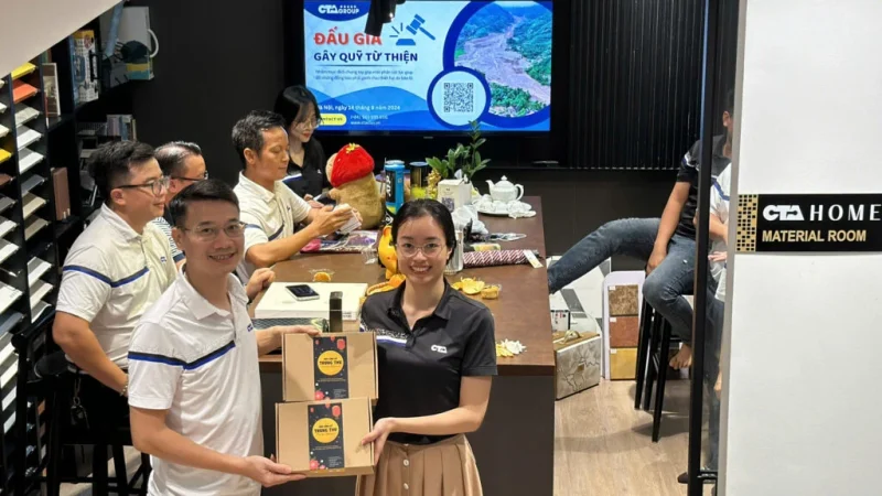 CTA Group tổ chức đấu giá gây quỹ thiện nguyện cho trẻ em vùng lũ sau ảnh hưởng của bão số 3 Yagi