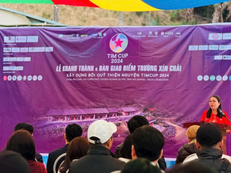 CTA Group khánh thành điểm trường Xín Chải – quỹ Tim Cup & CTA Group đồng hành vì giáo dục