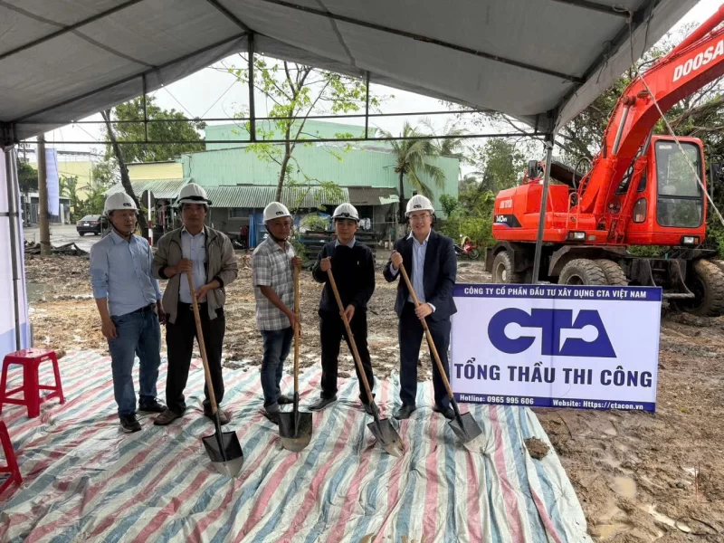 CTA Việt Nam khởi công dự án Trụ sở PGD Phù Cát – Ngân hàng Chi nhánh Quy Nhơn