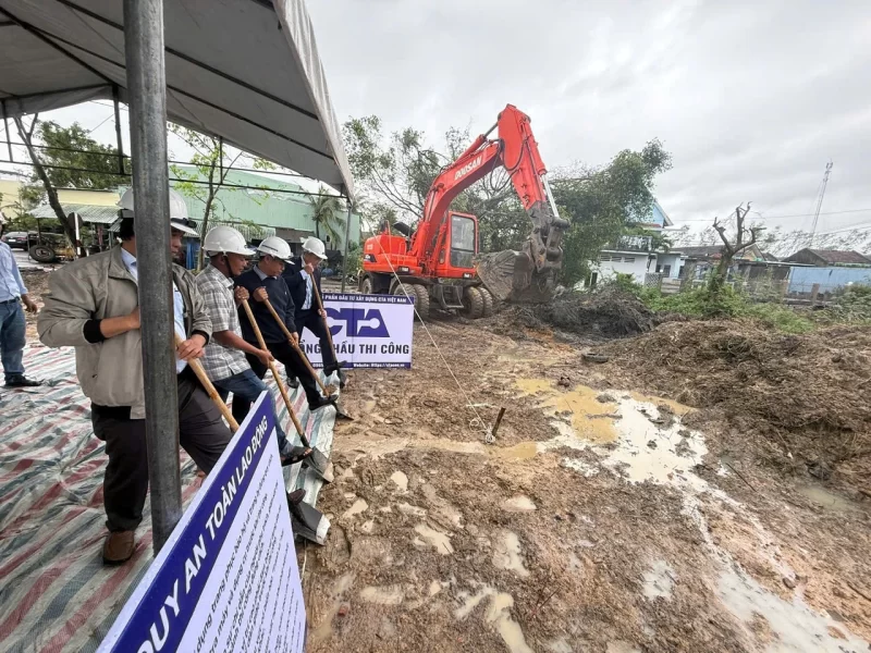 CTA Việt Nam khởi công dự án Trụ sở PGD Phù Cát – Ngân hàng Chi nhánh Quy Nhơn