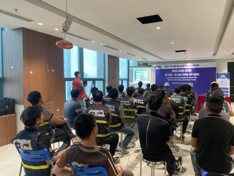 CTA Việt Nam: Siết Chặt Kỷ Luật An Toàn, Vệ Sinh Xây Dựng Tại Dự Án Trụ Sở VCBS 191 Bà Triệu