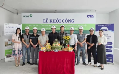 CTA Việt Nam Chính Thức Khởi Công Dự Án Thi Công Nội Thất Trụ Sở Mới Vietcombank Securities (VCBS)